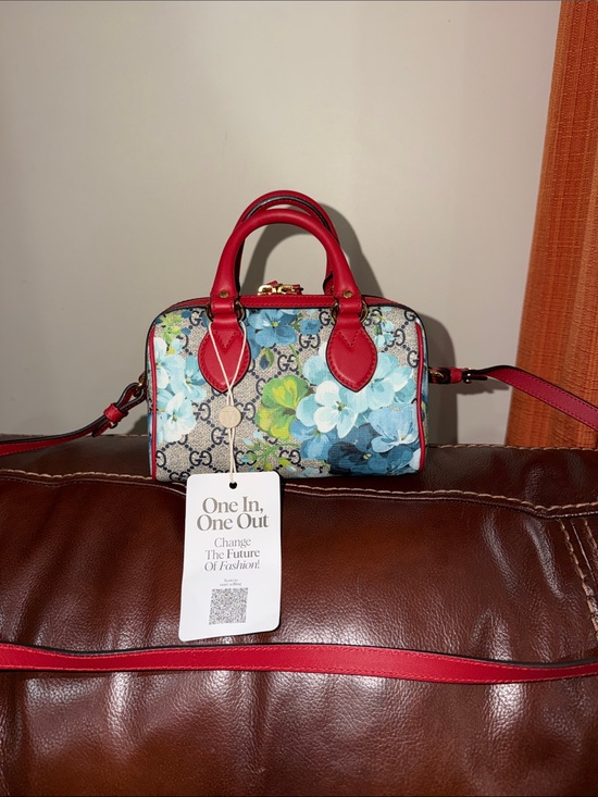 Gucci Handbags - ‼️Authentic Gucci Floral Bloom Mini Boston Satchel Crossbody Bag